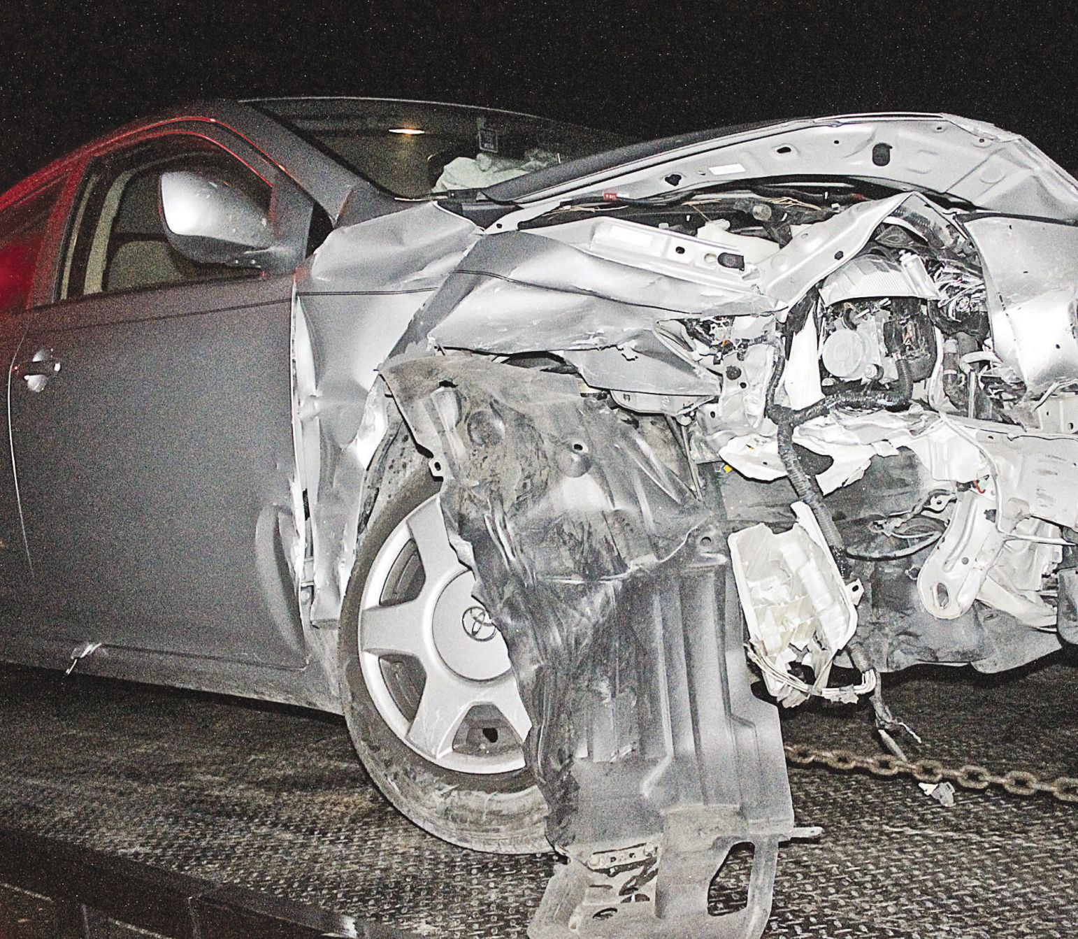121 South wreck injures 1